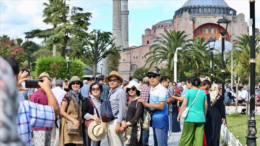 Ocak-temmuz döneminde yabancı ziyaretçi sayısı geriledi